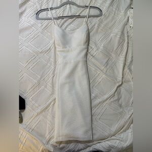 Teeze Me Strapless White Dress